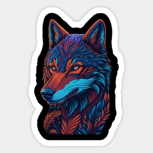 Roaming with Wolves - Grace of the Timberland Sticker